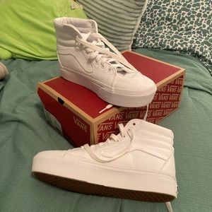 platform high top vans